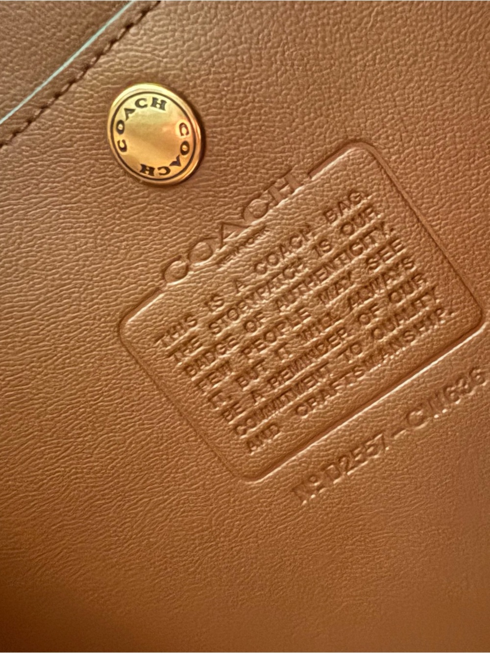 Coach Brooklyn Shoulder Bag 39 Brown Suede Brass Hardware - Picture 16 of 16